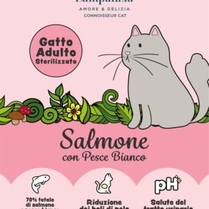 Salmone con pesce bianco