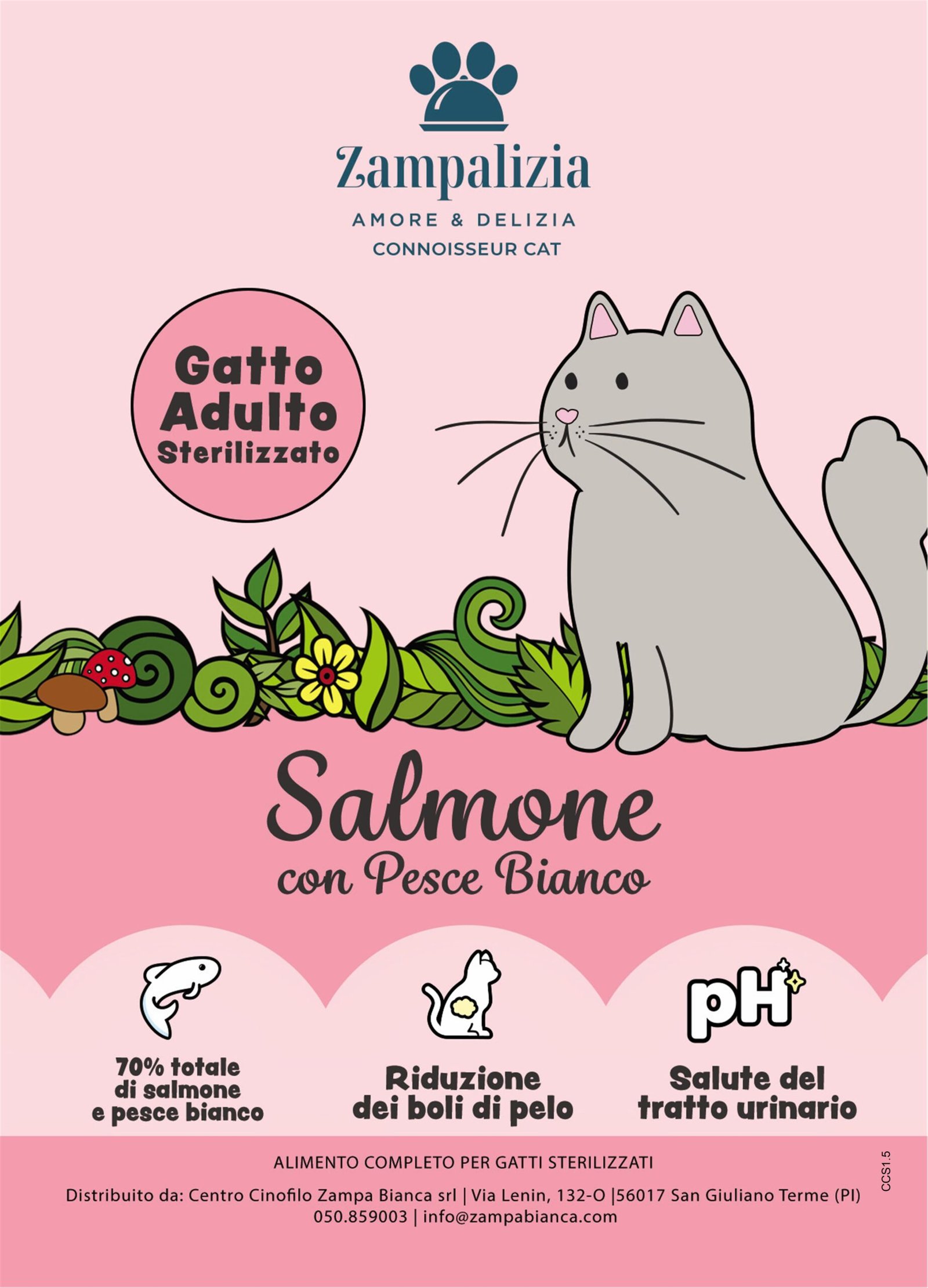 Salmone con pesce bianco