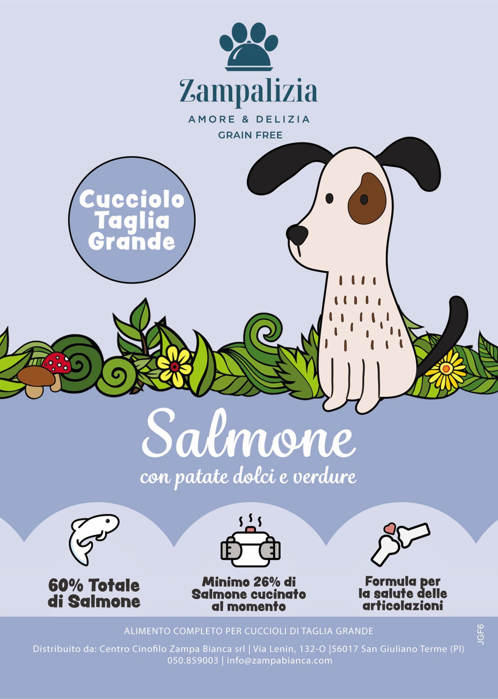 Salmone con Patate Dolci e Verdure - Cuccioli & Junior Taglia Media e Grande