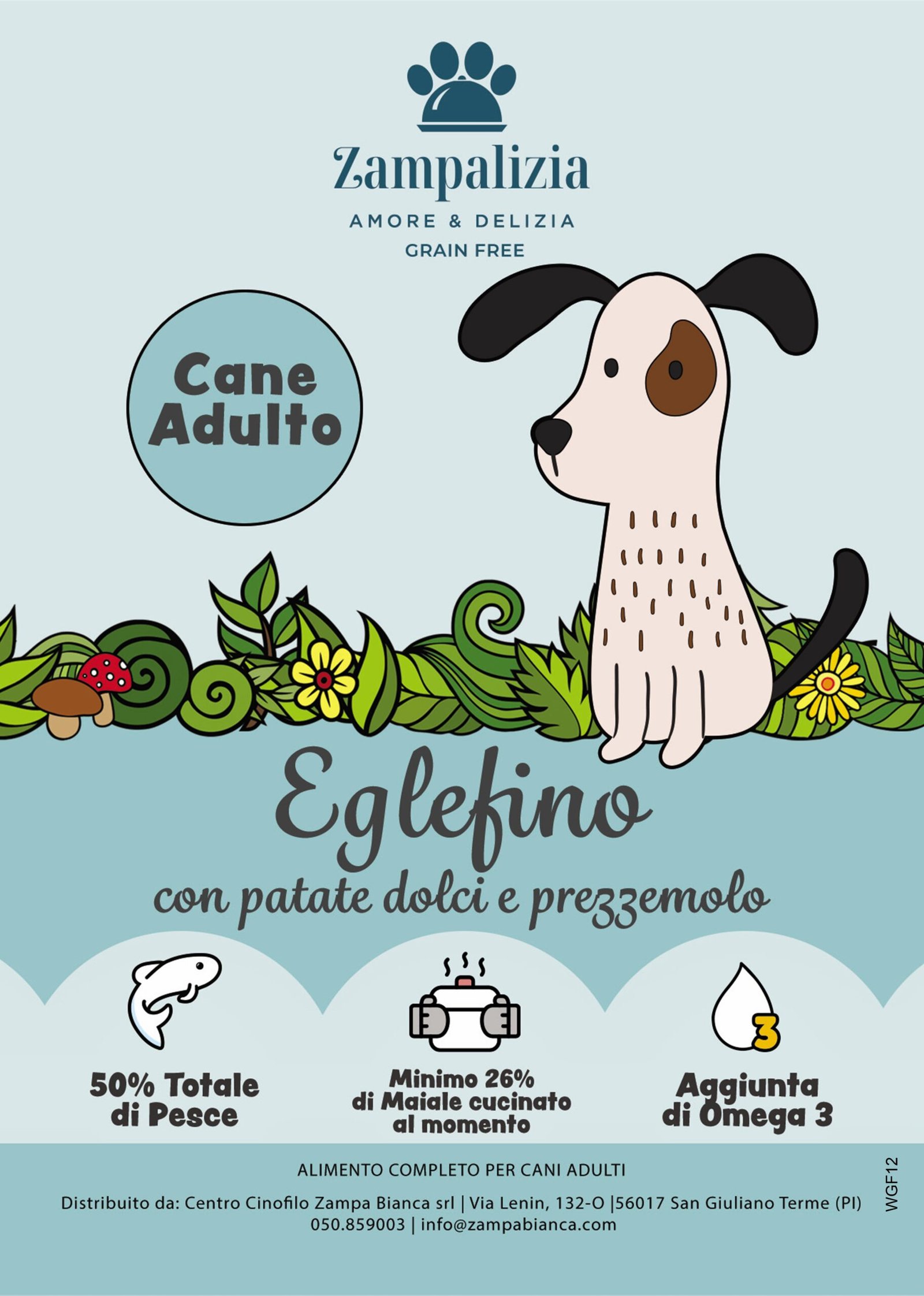 Pesce bianco con patate dolci e prezzemolo