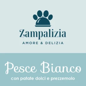 Pesce bianco con patate dolci e prezzemolo